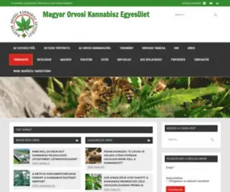 Orvosikannabisz.com(Főoldal) Screenshot