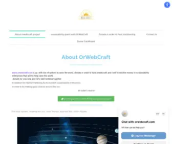 Orwebcraft.com(Websites crafting blog reviews and more) Screenshot