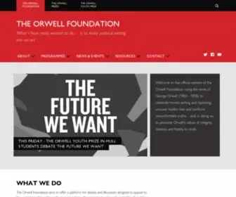 Orwellfoundation.com Screenshot