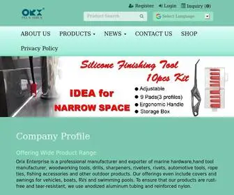 Orxplus.com(Professional Hand Tools Exporter) Screenshot