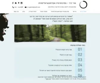 Oryanir.com(אור יניר) Screenshot