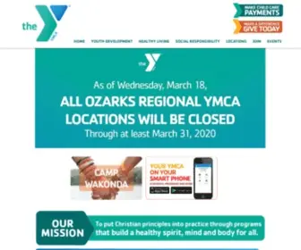 Orymca.org(The Ozarks Regional YMCA) Screenshot