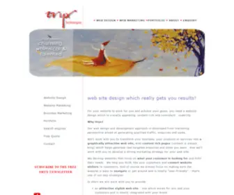 Oryx.co.nz(Website Design And Development) Screenshot