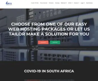 Oryx.co.za(Oryx Internet Services) Screenshot