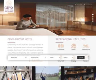 Oryxairporthotel.com(Oryx Airport Hotel) Screenshot