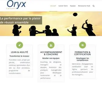 Oryxconseil.com(Conseil) Screenshot