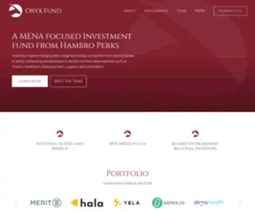 Oryxfund.com(Oryx Fund) Screenshot