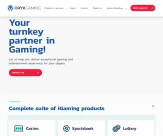 Oryxgaming.com Screenshot