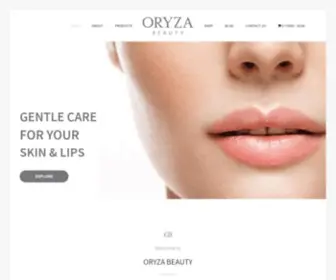 Oryzabeauty.com(Oryza Beauty) Screenshot