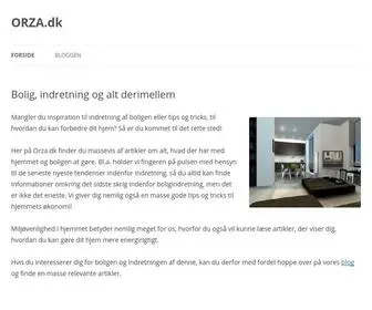 Orza.dk(Indretning og alt derimellem) Screenshot