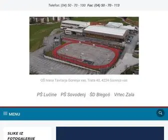 OS-IvantavCar.si(OŠ Ivana Tavčarja Gorenja vas) Screenshot