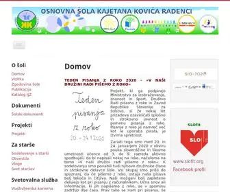 OS-Radenci.si(Domov) Screenshot