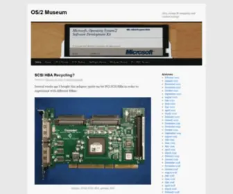 OS2Museum.com(The OS/2 Museum) Screenshot