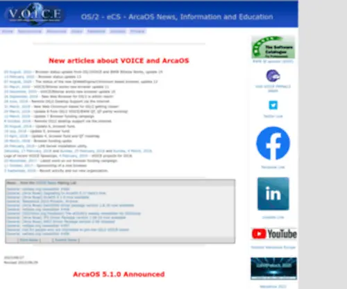 OS2Voice.org(VOICE) Screenshot