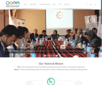 Osaa.af(Organization for Sustainable Aid in Afghanistan) Screenshot