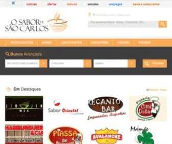 Osabordesaocarlos.com.br(O Sabor de São Carlos) Screenshot