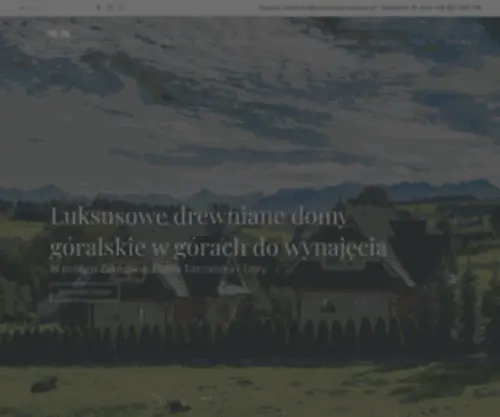 Osadamaruszyna.pl(Luksusowy domek i ekskluzywne) Screenshot