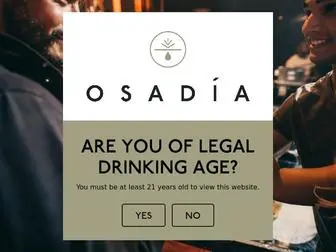 Osadiatequila.com(Osadía) Screenshot