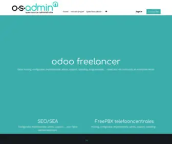 Osadmin.be(Odoo freelancer) Screenshot