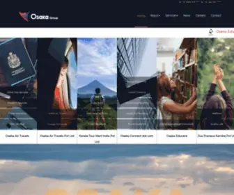 Osakaair.com(Osaka Group generally) Screenshot