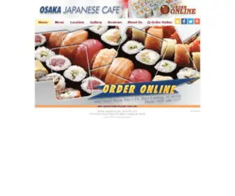 Osakajapanesecafe.com(Osaka Japanese Cafe) Screenshot