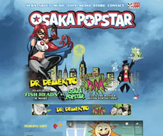 Osakapopstar.com(OSAKA POPSTAR) Screenshot