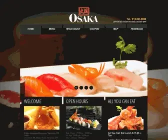 Osakatarrytown.com(Osaka Japanese Restaurant) Screenshot