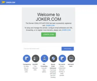 Osallistujat.com(Domain Name Registration at) Screenshot