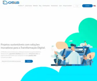 Osas.com.br(Revolução digital para todos os tipos de negócios) Screenshot