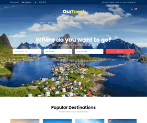Osa.travel(Tours & excursions directly from European tour operator) Screenshot