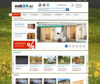 OSB24.de(Ihr Sonderpreis Baumarkt für Gartenhaus) Screenshot