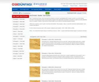 Osbdunyasi.com(Osb, OSB2, OSB3 ve OSB4 Yonga Levha) Screenshot