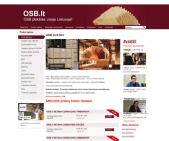 OSB.lt(OSB plokštės) Screenshot