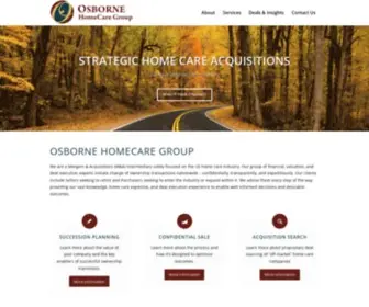 Osbornehomecare.com(Osborne HomeCare Group) Screenshot