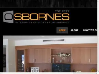 Osborneskitchens.com.au(Osbornes Kitchens Rutherford) Screenshot