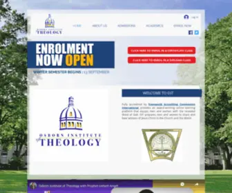 Osborninstitute.com(Osborn Institute of Theology (OIT)) Screenshot