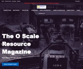 Oscaleresource.com(Your source for all O scale. The O Scale Resource Magazine) Screenshot