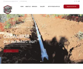 Oscaliburplumbinginc.com(Oscalibur Plumbing Inc) Screenshot