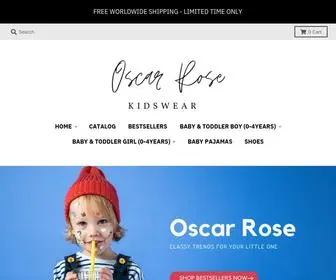 Oscar-Rose.com(Oscar Rose Kidswear) Screenshot