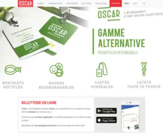 Oscar.tm.fr(Vos solutions de billetteries sur mesure & gestion d'accès sécurisée) Screenshot