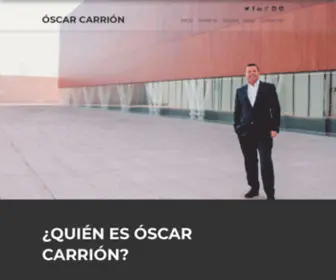 Oscarcarrion.es(Oscar Carrion) Screenshot