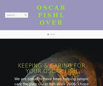 Oscarfishlover.com(Oscar Fish Facts) Screenshot