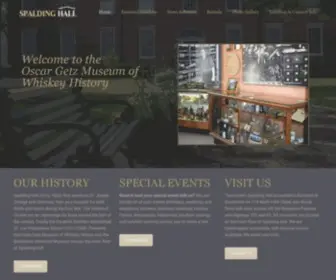 Oscargetzwhiskeymuseum.com(Historic Bardstown) Screenshot