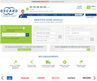 Oscaro.com(Site officiel) Screenshot