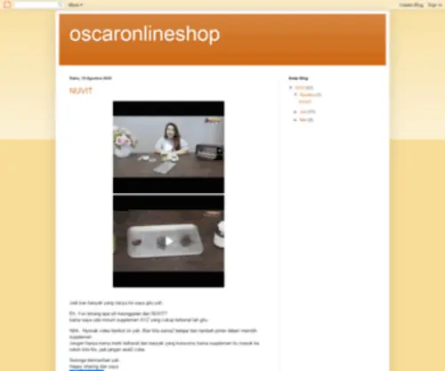 Oscaronlineshop.com(Toko Online Jam Tangan) Screenshot
