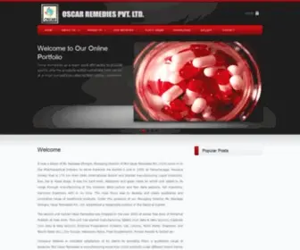 Oscarremedies.net(Oscar Remedies Pvt) Screenshot