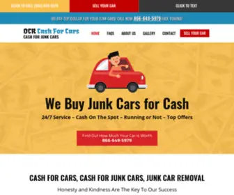 Oscarsjunk.com(Cash for Junk Cars) Screenshot