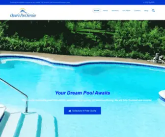 Oscarspoolservices.com(Pool Repair) Screenshot