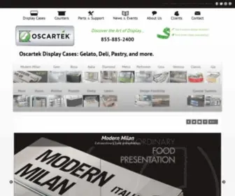 Oscartek.com(Oscartek Food Service Display Cases) Screenshot