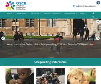OSCB.org.uk(Oxfordshire Safeguarding Children Board) Screenshot